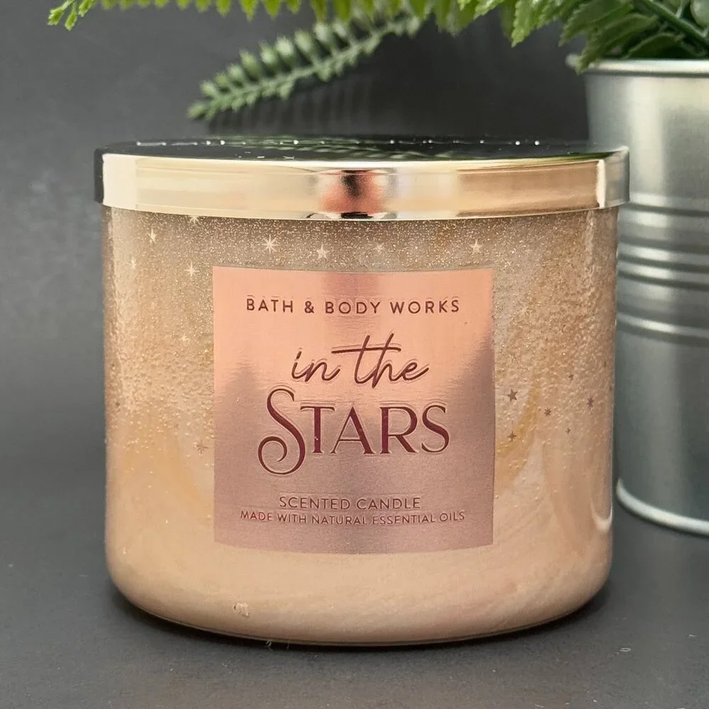 BBW In The Stars Bath & Body Works 3 Wick Candle